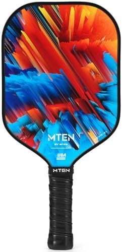MTEN Carbon Fiber Paddle & Outdoor Pickleballs